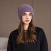 New Colored Diamond Hat Women's Winter Outdoor Fashion Thickened Warm Knitted Hat