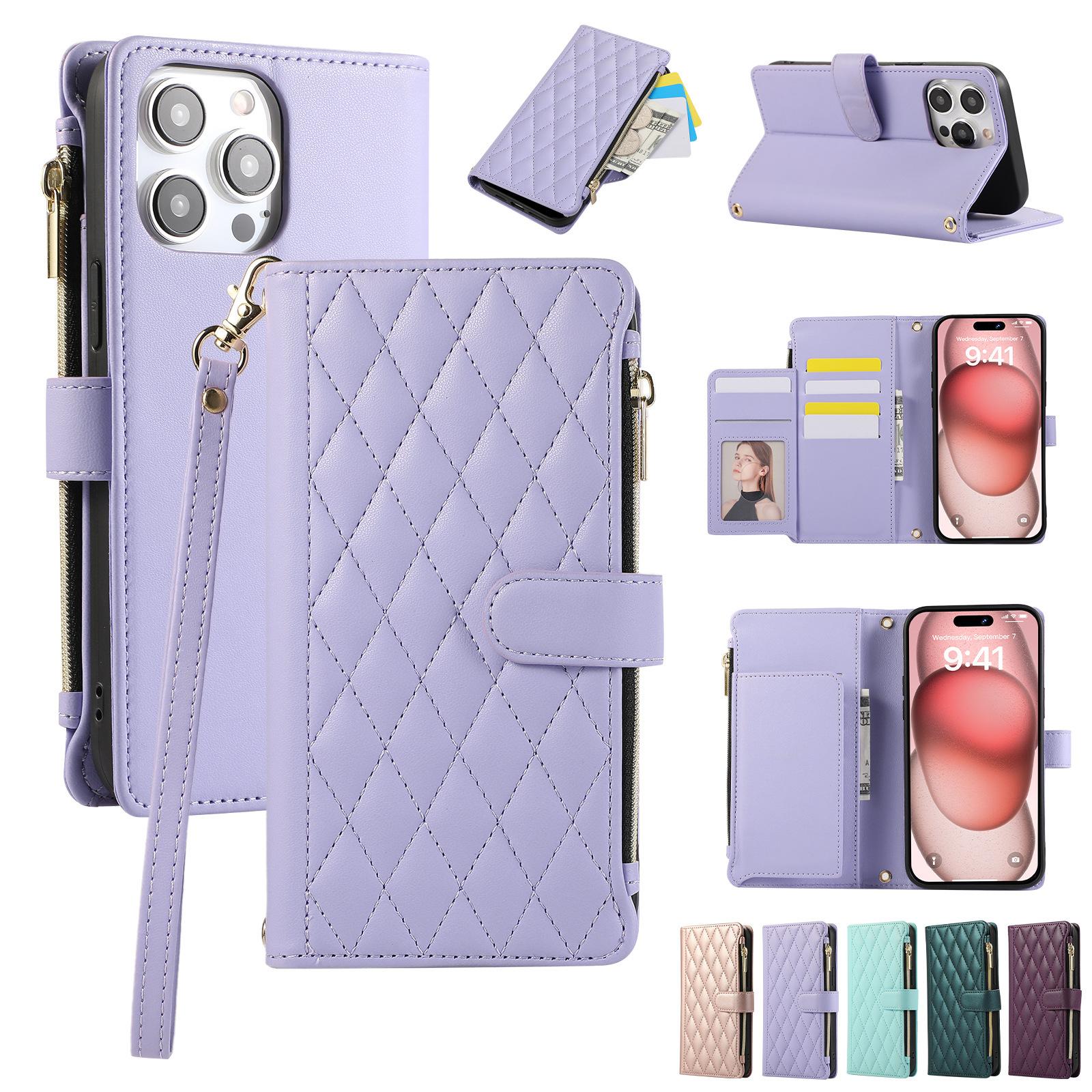 

Підходить для IPhone 16. Маленька ароматна сумка на блискавці. Шкіряний чохол для телефону. 15PRO. Чохол для телефону. Samsung S20ULTRA алабама, темно-червоний колір