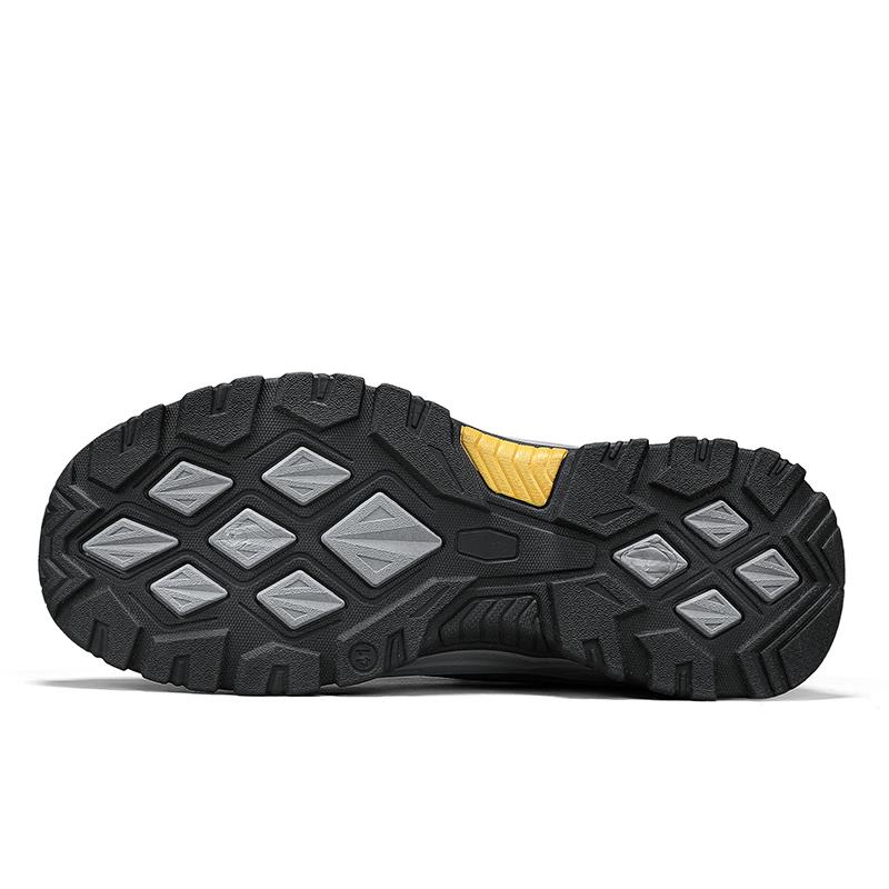 High Top Workwear Boots Men's Shoes Retro Classic Thick Sole Autumn Winter Wear-resistant Hiking Shoes Comfortable Sports Shoes