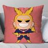 All Might Anime My Hero Aacademia Pillow Case Fashion Square Pillowcase Bedroom Sofa Room Ins Decoration Leisure