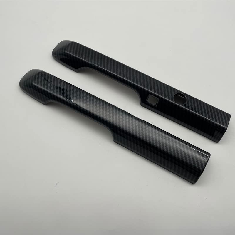 OKAYOHINN Carbon Fiber Door Handle Covers for the New Step Wagon RP Series Carbon Fiber Style ABS Garnish for Exterior Protects Against Nail Scratches