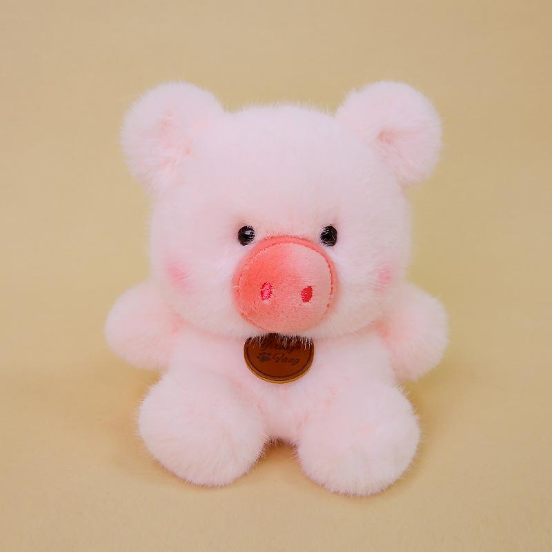 Table with Fragrant Pier Pier Pier Panda Duck Pink Pig Doll Plush Toy Soft Cute Animal Doll Grab Machine Doll