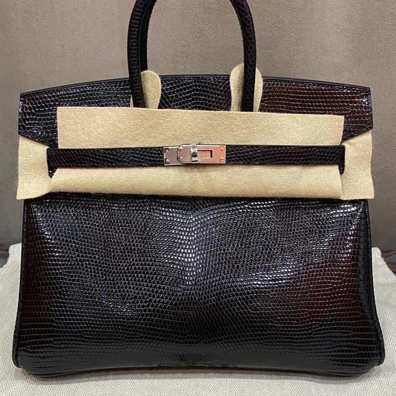 Haute Couture halbhandgefertigte Tasche mit Eidechsenmuster 25/30cm Echtleder Commuter-Tragetasche Damen große Kapazität