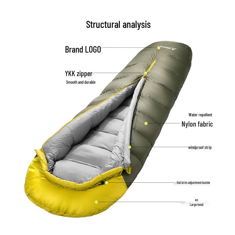 Beishanlang Yunqi Mummy Down Sleeping Bag
