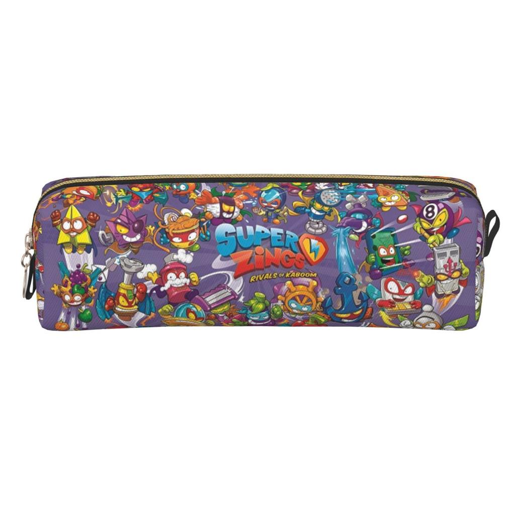 Creative Super Zings Pencil Case Funny Superzings Pencilcases Pen for Student Large Storage Bag School Supplies Gifts Stationery