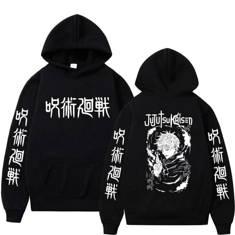 3D Anime Clothes Satoru Gojo Print Hooded Men Women Hoodies Prevalent Streetwear Harajuku Manga Unisex Sweatshirt Men's clothing
