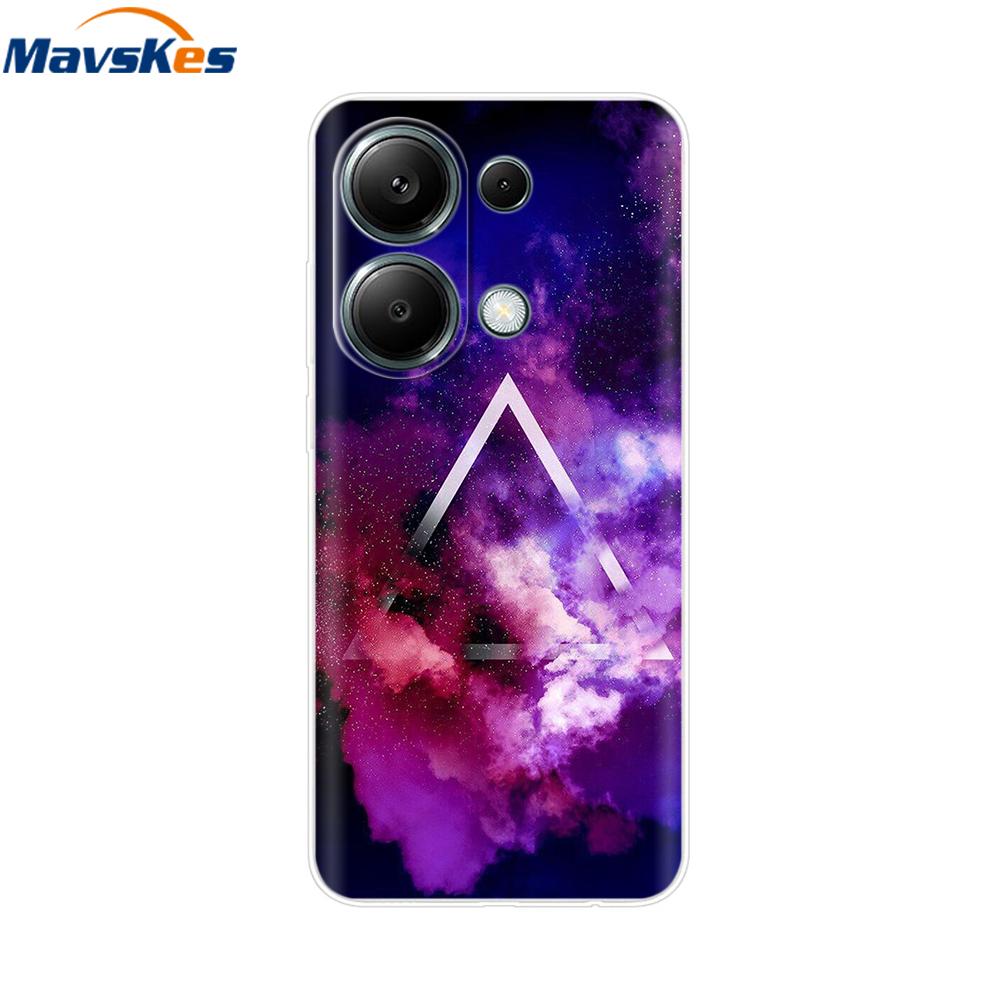 For Poco M6 Pro Case For Xiaomi Poco M6 Pro 4G Cover Fundas Coque Camera Protector Soft Silicone Phone Back Case For Poco M6 Pro