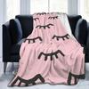 Eyelash Blanket Eyes Pattern Design Plush Throw Blanket, Modern Simple Lovely Flannel Fleece Blanket for Sofa Couch Room Decor