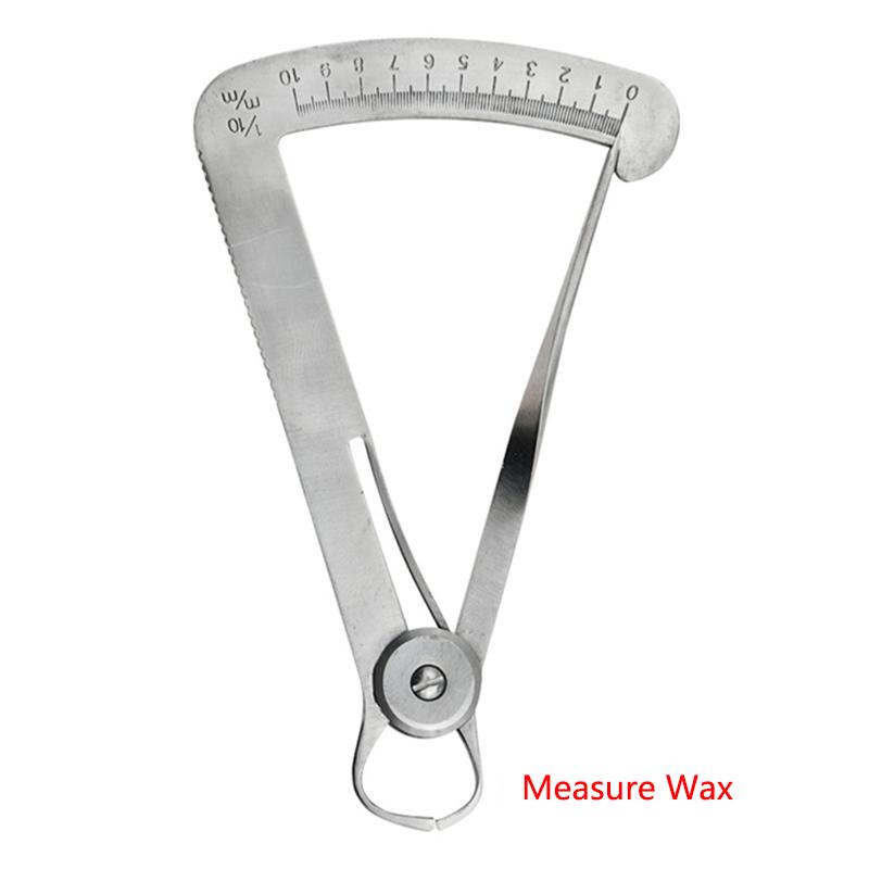 

Стоматологическая измерительная линейка, восковой толщиномер, штангенциркуль из нержавеющей стали