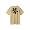Nike T Shirts Women's Khaki Crew Neck Moderate Straight Fit DR9003-252