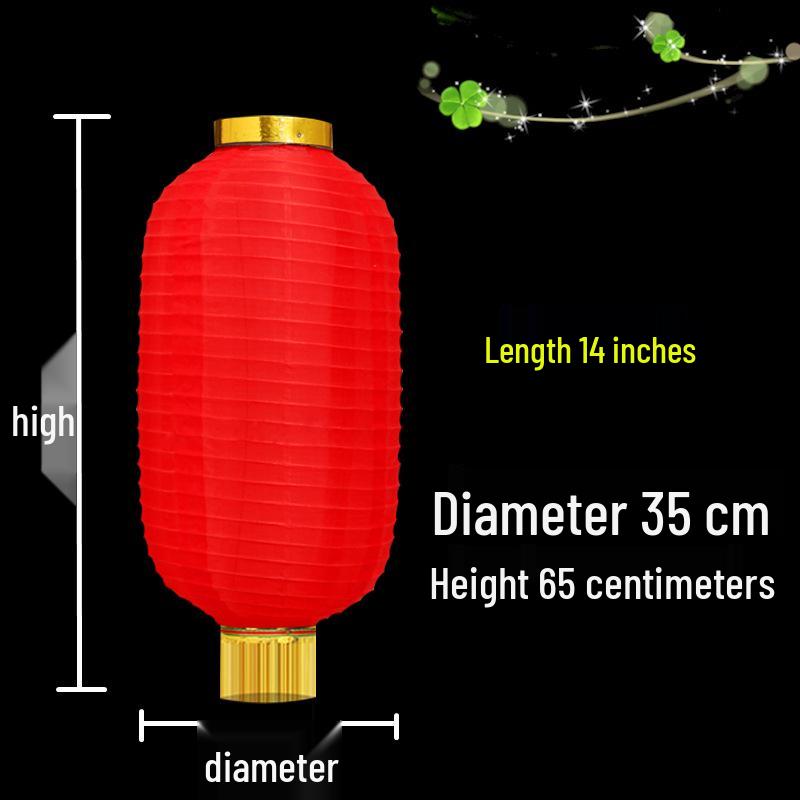 Outdoor Waterproof Gourd Lanterns: Red String Hanging Ornaments for New Year and Mid-Autumn Festivals