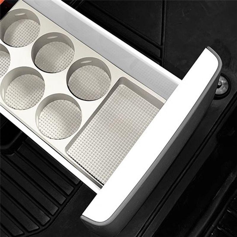 For LEADING IDEAL L9 Refrigerator Storage Box Silicone Mat Refrigerator Fixed Anti-Slip Cup Holder Tray