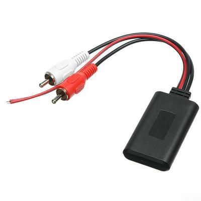 12 V Evrensel Araba Bluetooth Alıcı Modülü AUX girişi Adaptörü 2RCA Arayüz Parçaları