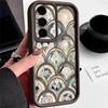 Purple Marble Pattern Case For Samsung S26 S25 Ultra S24 S23 Plus S22 S21 FE A54 A15 A25 A35 A55 A16 A26 A36 A56 A17 A27 A37 A57 5G Shockproof Cover