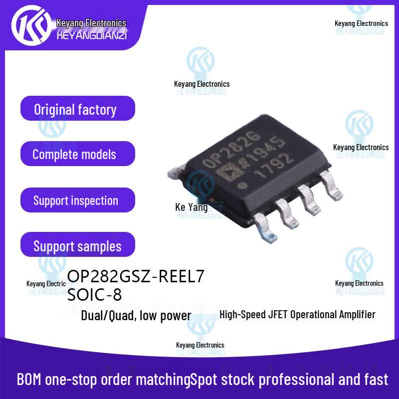 OP282GSZ-REEL7 SOIC-8 Low Power High-Speed Dual/Quad JFET Op-Amp Chip