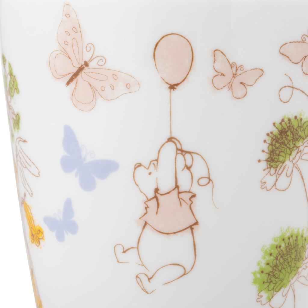 Maebata Disney Winnie the Pooh Flower Pair Mug Pooh Piglet 69152 &
