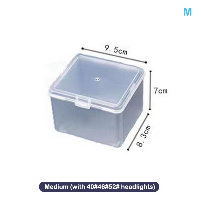 

Флип прозрачный настольный ящик для хранения светодиодная упаковочная коробка для фар пластиковая коробка