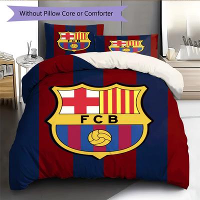 Cartoon Pattern Bedding Quilt Set Quilt Cover Pillowcase Home Decoration Birthday Gift (1 * Duvet Cover + 2 * Pillowcase, Without Core)