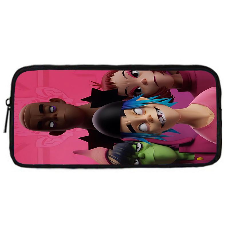 Child School Virtual Character Gorillazs-Backpack with Lunch Bags ,Pencil Bags ,School Bags for Boys Girls Best Gift