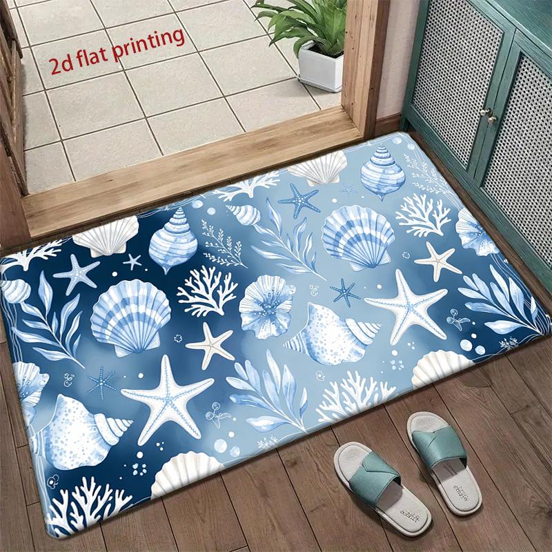 Oceanic Sea Creatures Living Room Decoration Home Sofa Non-Slip Carpet Study Bedroom Tatami Children'S Soft Floor Mat