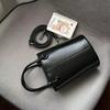 Fashionable Bucket Bag for Women's Popular High-end Simple Handbag Autumn and Winter New Black Versatile Cross-span Bag