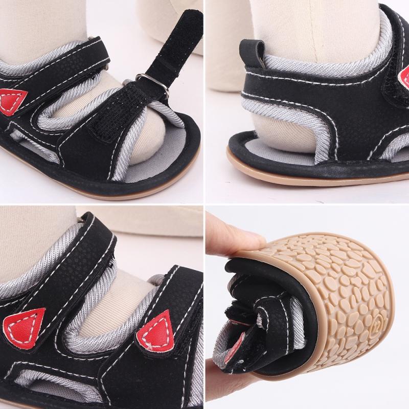 Baby Boy Girl Hollow Breathable Sandals Toddler Rubber Sole Anit-slip Walkers Shoes