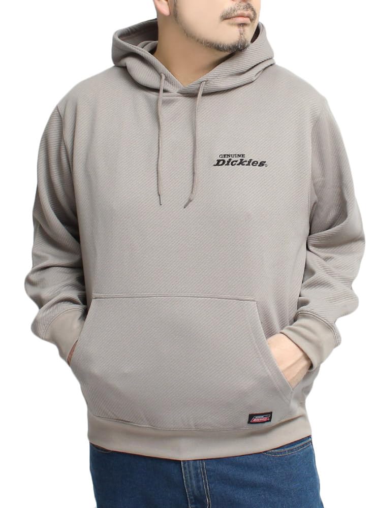 

Dickies Genuine Dickies Men s Plus Size Pullover Hoodie with Puffy Jacquard Fleece Sweatshirt, Size 2L, Ivory (28)