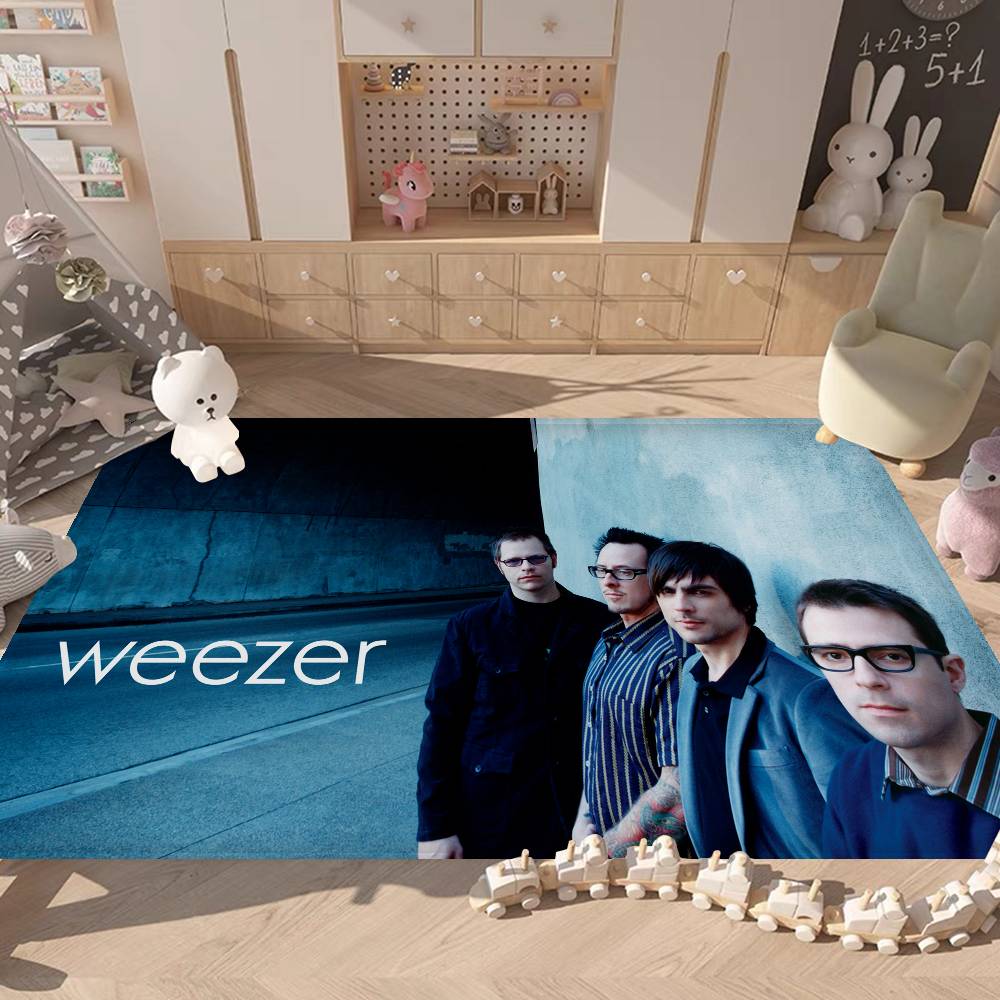 Rock Band W-Weezer Kitchen Mat Cheaper Anti-slip Modern Living Room Balcony Printed Modern Home Decor