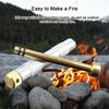 Feuerstarter-Röhre Überlebens-Feuerstarter Für Lagerfeuer Camping-Feuerstarter Outdoor-Campingausrüstung Metall-Feuerstab Fürs Überleben