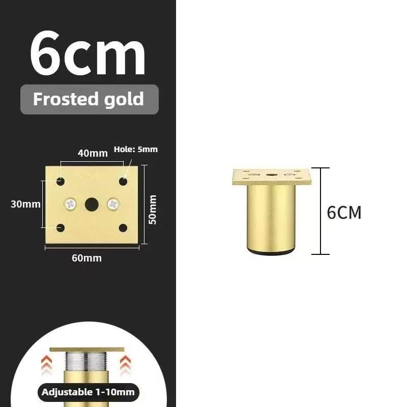 4Pcs Aluminum Furniture Legs Cabinet Foot DIY Thicken Adjustable 6-15CM TV Cabinet Support Leg bathroom Cabinet Feet