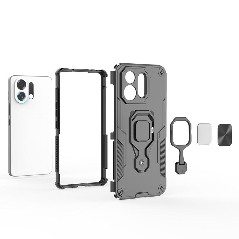 For OPPO K13 Turbo Pro Case Magnetic Holder Ring Armor Shockproof Phone Cases for K13Turbo K13 Turbo Pro Lens Protect Cover