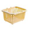 Storage Basket Multifunctional Compact Plastic   Basket with Handle for Desk