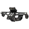 Motorcycle License Plate Bracket with LED Light Precise Shockproof Fit for 4in Base Road‑Legal Motorbike