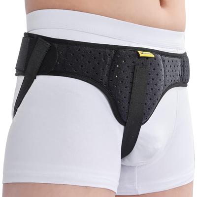 Leistenbruchgürtel Truss Single Unisex für Leisten- oder Sporthernien Unisex-Hernienstützgürtel Bequemes Material (Prolapsband)