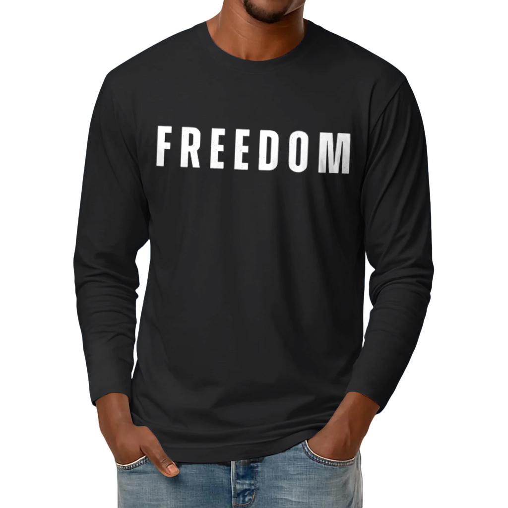 Men's Basic Round Neck Long Sleeve Bottoming Shirt Top