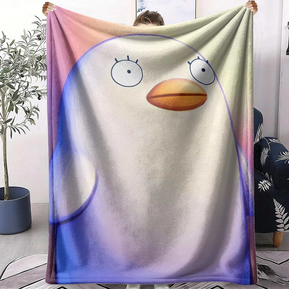 G-Gintama Elizabeth Throw Soft Flannel Throw Summer AC Blanket Lightweight Cool Nap Blanket for Sofa Bed Couch Travel