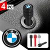4Pcs Aluminum Alloy Car Door Lock Pins Security Rod Knob Cover For BMW M 50th Anniversary M5 E46 E90 F10 E39 E36 F20 E87 X1 X3 I GX6