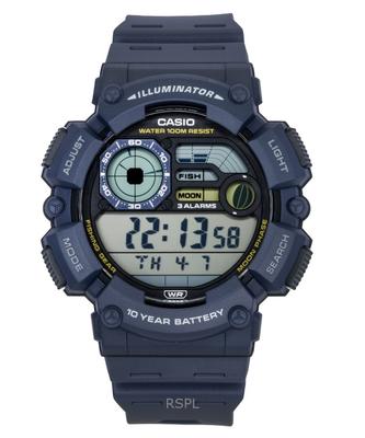 Jugend Digitales Resinarmband Quarz WS-1500H-2AV 100M Herrenuhr