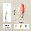 Homthy Dancing Squid Toy, Commemorating Japan's First Dancing Squid, Electric Dancing Squid Toy with LED Lights & Music, Automatic Avoidance