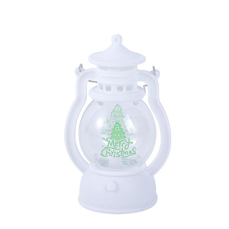 Christmas Ornaments  Christmas Decoration Retro Glowing Candle Holder New Year  Decorative Props Navidad Lamp Supplies
