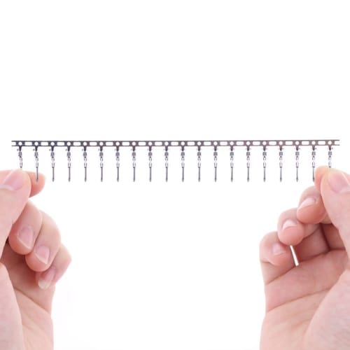 IWISS 2.54mm Pitch 2550 QI Connectors, 13-Piece Set, Open Parallel Terminals, Precision Simultaneous Crimping Pliers SN-28B + 620KIT