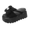 Fashion 8CM Casual Wedge Slippers Women New Summer Non Slip Platform Sandals Woman Flower Comfortable Female Chunky Beach Slippers