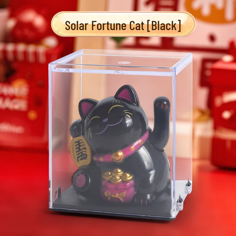 

Машущий кот удачи на солнечной батарее для автомобиля или офиса