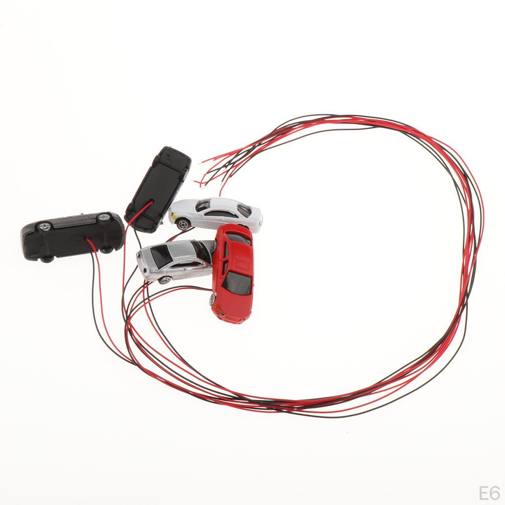 5pc Shine Model Miniature Table Accessory Parking Scenery