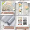 More Styles 3D Rainbow Window Privacy Stained Glass Window Film Anti Look Heat Insulation Window Sticker Vinyl for Glass Windows