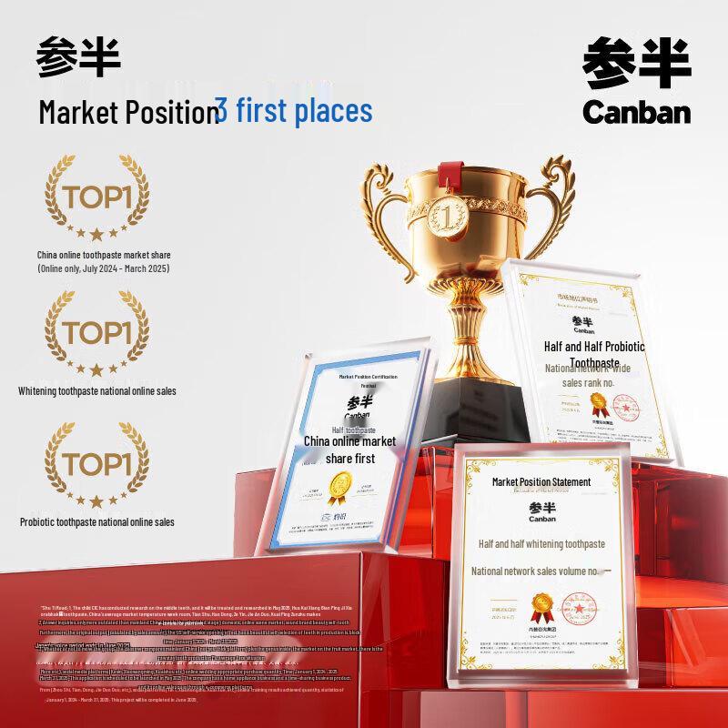 Can Ban Hua Chenyu Purple Tube Whitening Toothpaste