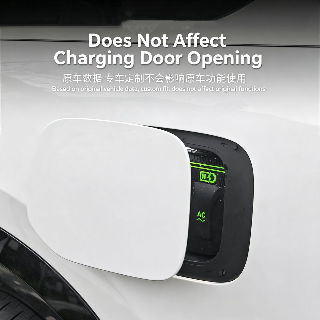 For ZEEKR 9X No-Remove Charging Port Rain Cover for Waterproof Protection - Automotive Interior Modification Accessories