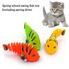 Swinging Fish-shaped Clockwork Cat Toys Portable Interactive Teasing Cat Toy Pet Cat Supplies Cat Accessories Toys For Cats