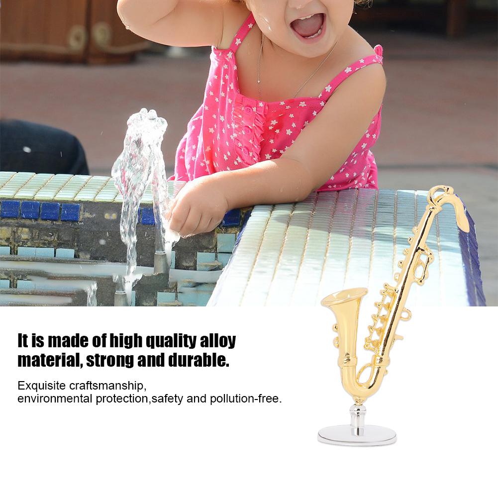 1:12     Alloy Saxophone Musical Instrument Decoration Accessories Children Toy