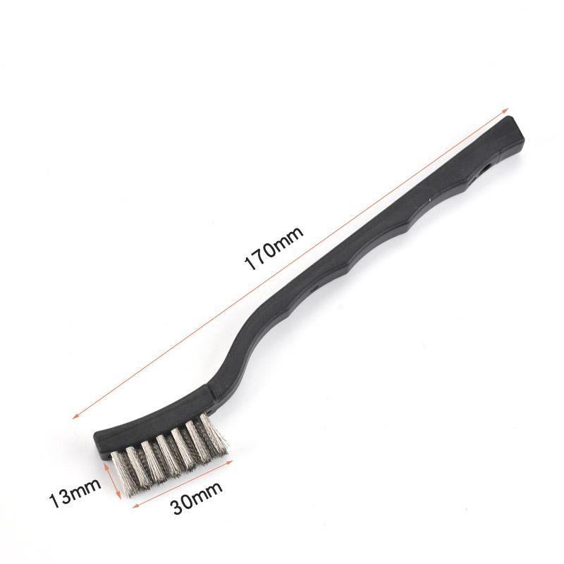 Steel Wire Brush and Brass Wire Brush Gas Stove Cleaning Brushes Kitchen Tool Metal Fiber Brushes Iron Brush Home Cleaning Tools